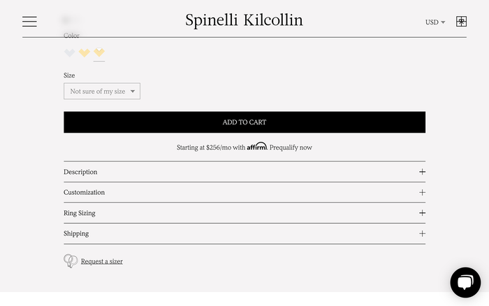 Spinelli Kilcollin website 5