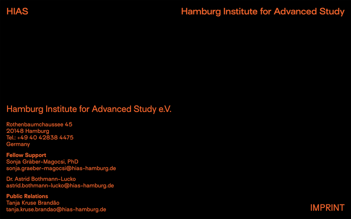 Hamburg Institute for Advanced Study (HIAS) website 5