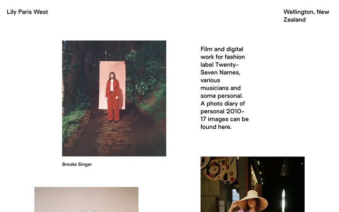 Lily Paris West portfolio website 5