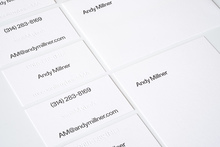 Andy Millner stationery and website