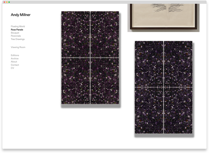 Andy Millner stationery and website 6