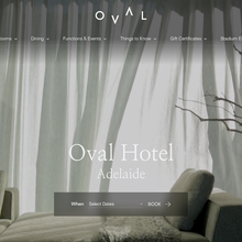 Oval Hotel website