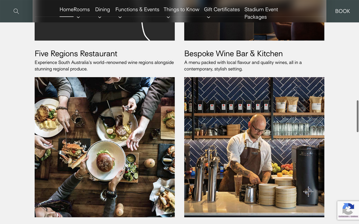 Oval Hotel website 2