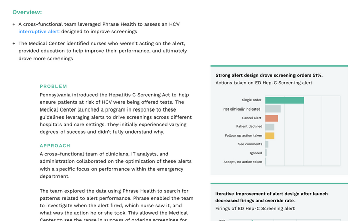 Phrase Health website 2