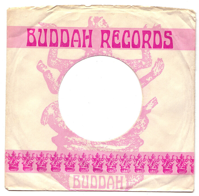 The generic sleeve designs by Buddah Records came in a range of colors.