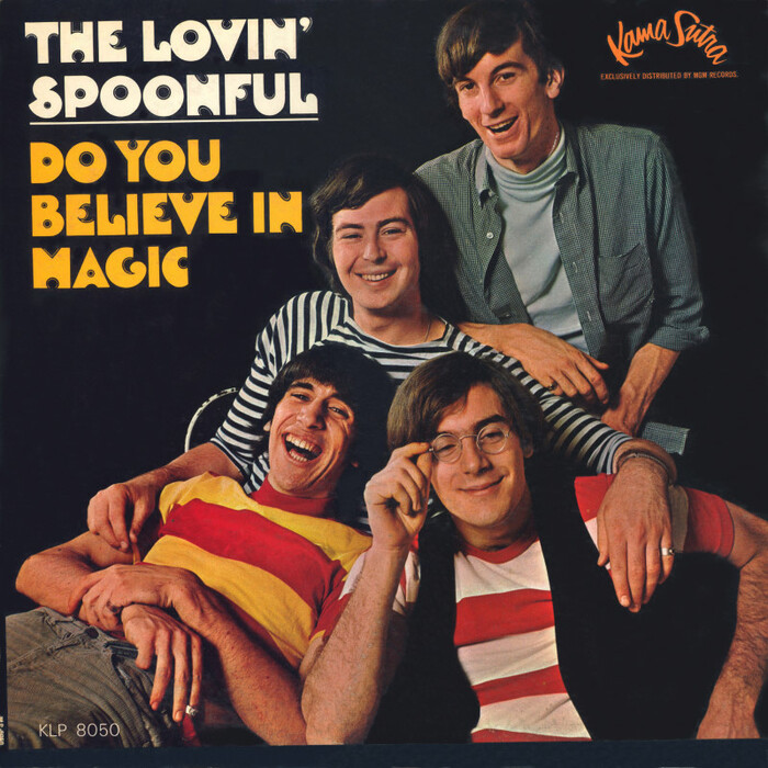 The Lovin’ Spoonful – Do You Believe In Magic album art and “She Is Still A Mystery” German single cover 1
