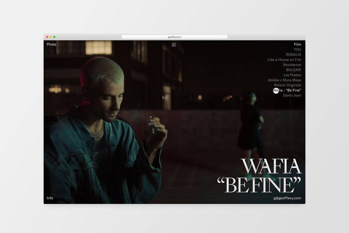 Geoff Sean Levy portfolio website 3