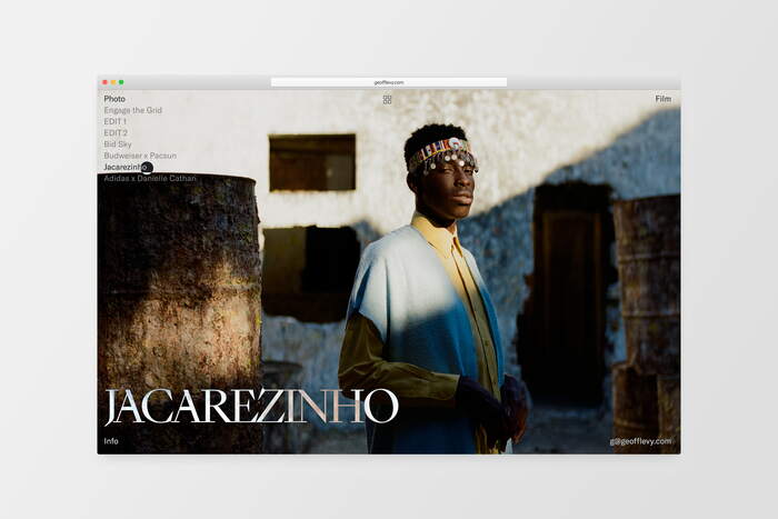 Geoff Sean Levy portfolio website 4