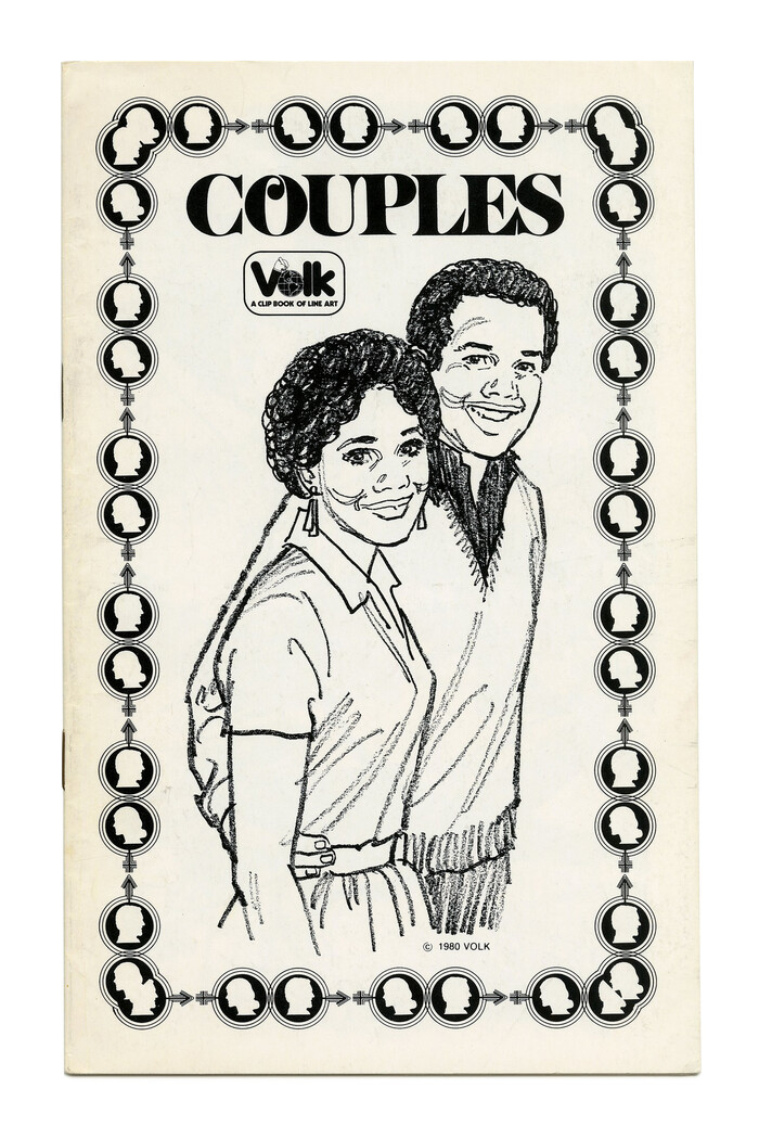 “Couples” (No. 752) ft. tightly spaced caps from , here just with a single swash O and no overlaps. Primary Illustration by Tom Sawyer.