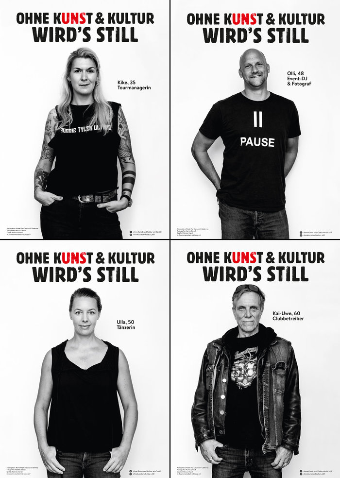 “Ohne Kunst &amp; Kultur wird’s still” viral campaign 6