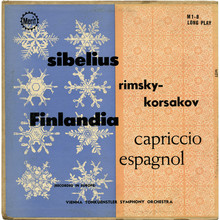 Sibelius: <cite>Finlandia</cite> / Rimsky-Korsakov: <cite>Capriccio Espagnol</cite> album art