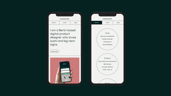 Cassandra Tang portfolio website 4