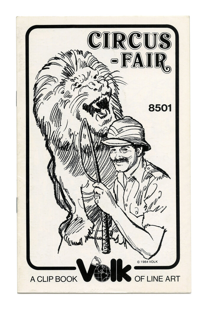 “Circus-Fair” (No. 8501 ft. . This cover switches to  as the secondary typeface.