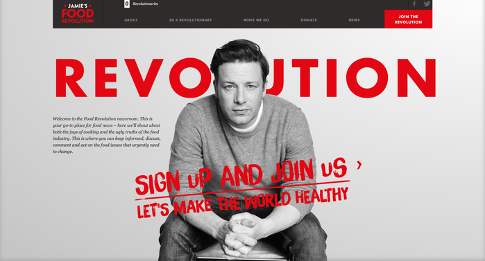 Jamie Oliver’s Food Revolution campaign 2