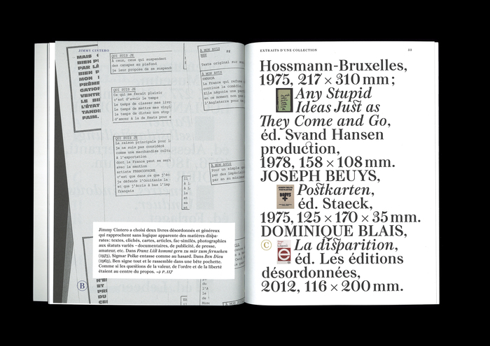 Ce que l’édition fait à l’art – Extraits d’une collection 1