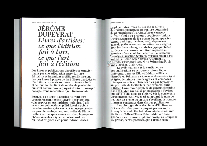 Ce que l’édition fait à l’art – Extraits d’une collection 6