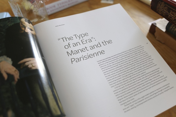 The Halyard superfamily comprises three optical sizes. Book designer Jeffrey Cohen decided to go exclusively with Halyard Text and its more open shapes. Halyard Text also appears for titles, skillfully set with reduced tracking and hanging punctuation.