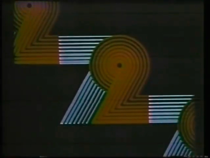 The numerals are repeated and join into a pattern of red and blue lines.