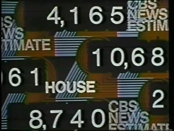 1972 U.S. election, CBS News 8