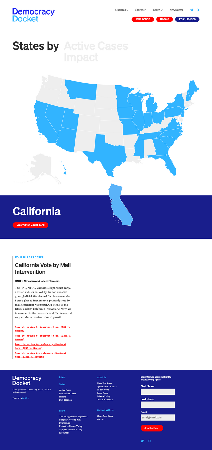 Democracy Docket website 4