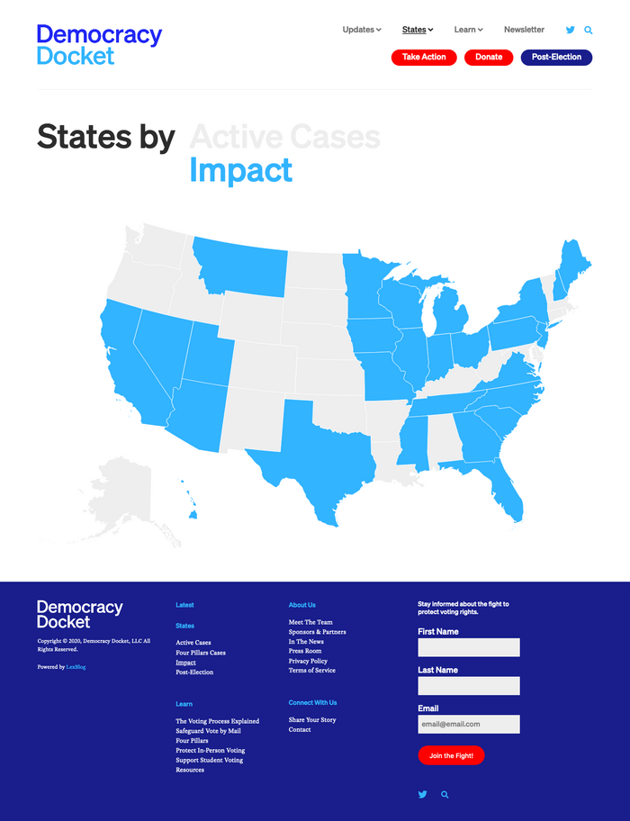 Democracy Docket website 3
