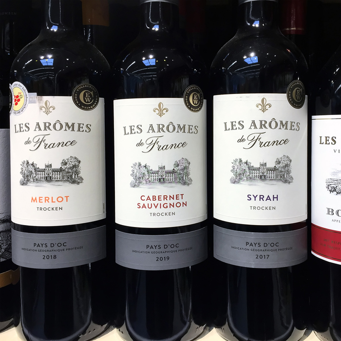 Les Arômes de France wines by Edeka 2