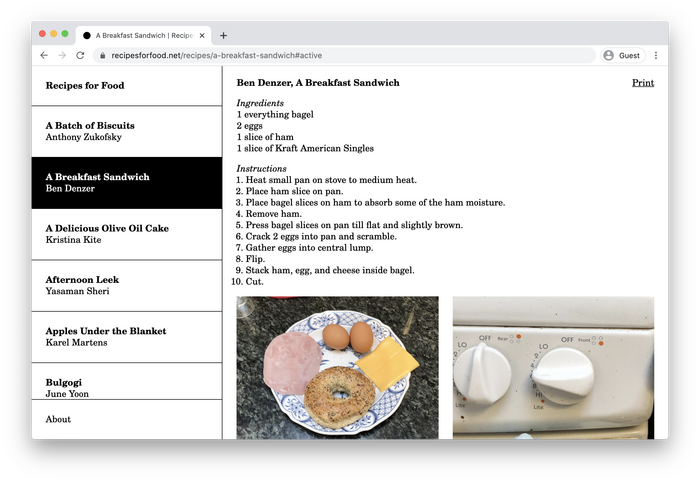 Recipes for Food 3