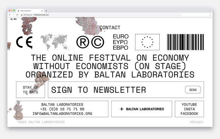 Think Economia festival website 3