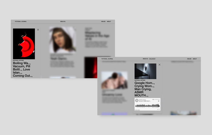 Fictional Journal website 4