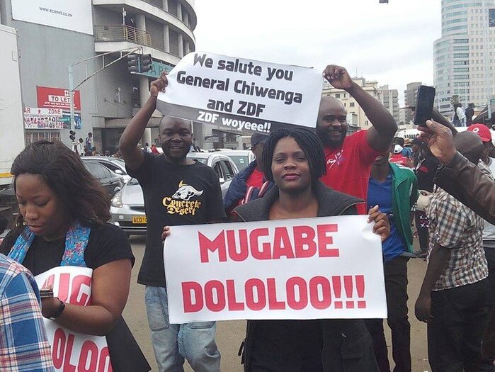 Anti-Mugabe protest signs 2