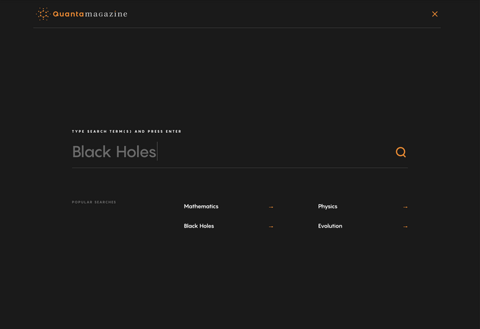 Quanta Magazine website 7