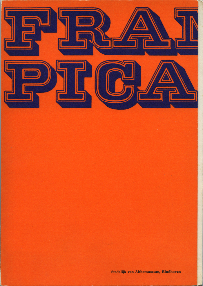 Catalog cover (closed). The catalog has 80 pages and measures 9.5×6.5 inches. It was edited by Jean Leering and printed by Lecturis nv, Eindhoven.