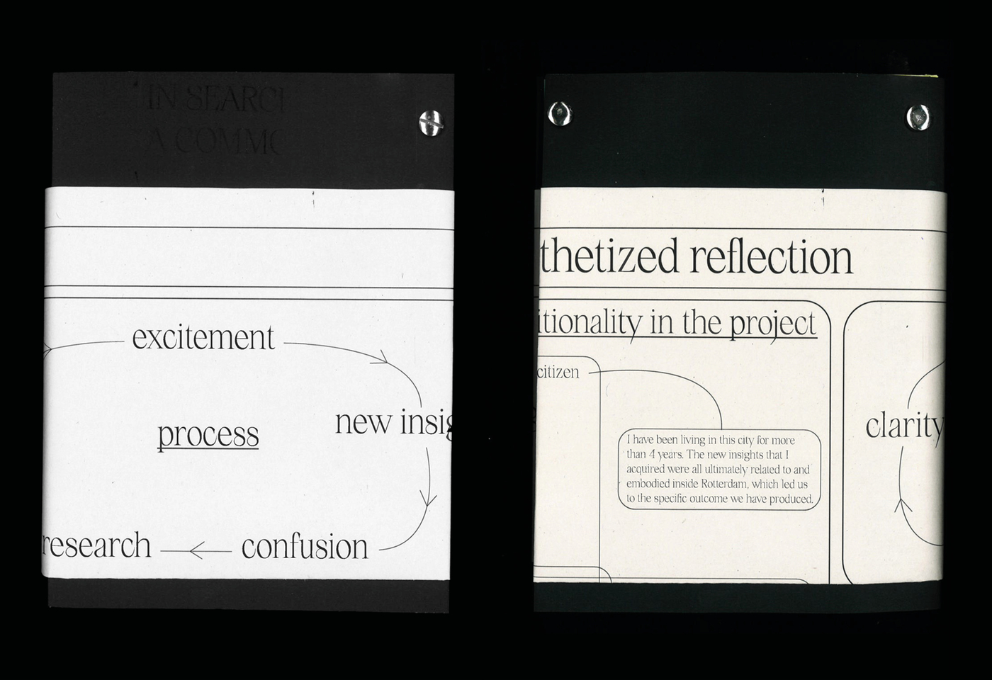 In Search of a Common booklet