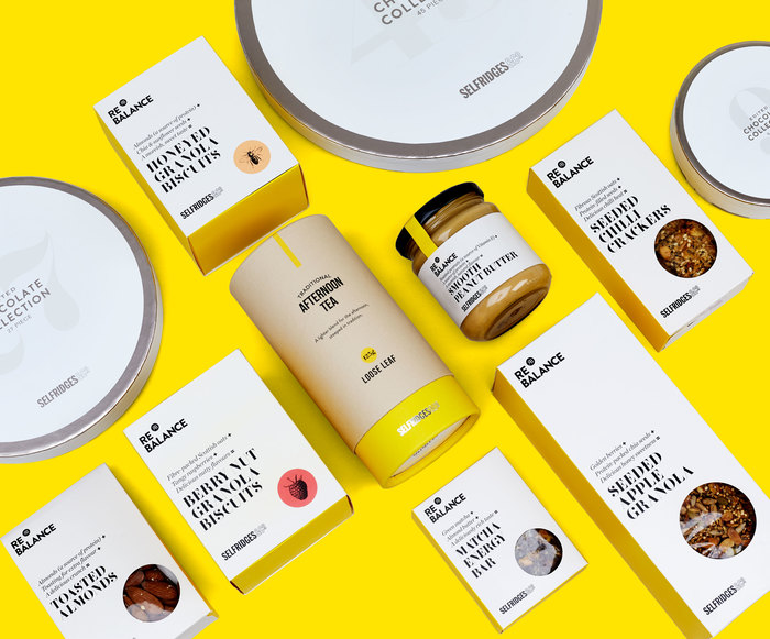 Selfridges Rebalance packaging design 1