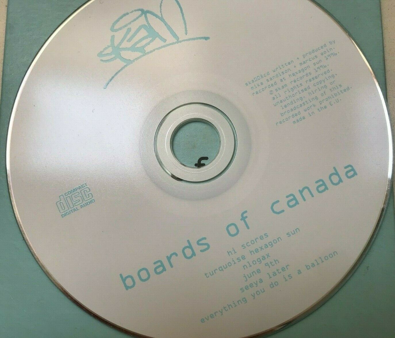 Boards of Canada Hi Scores album art Fonts In Use
