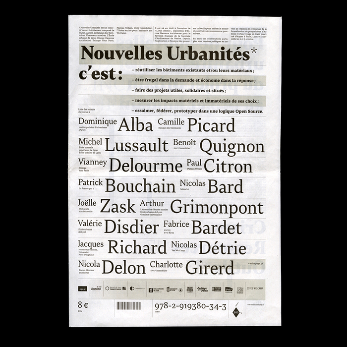 Nouvelles Urbanités 1