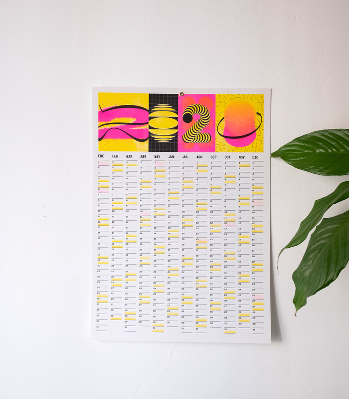 Calendar 2020 (Risograph print) 2