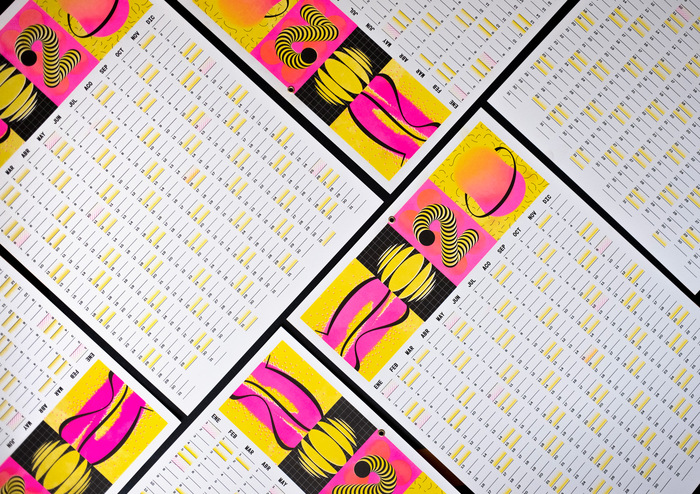 Calendar 2020 (Risograph print) 3
