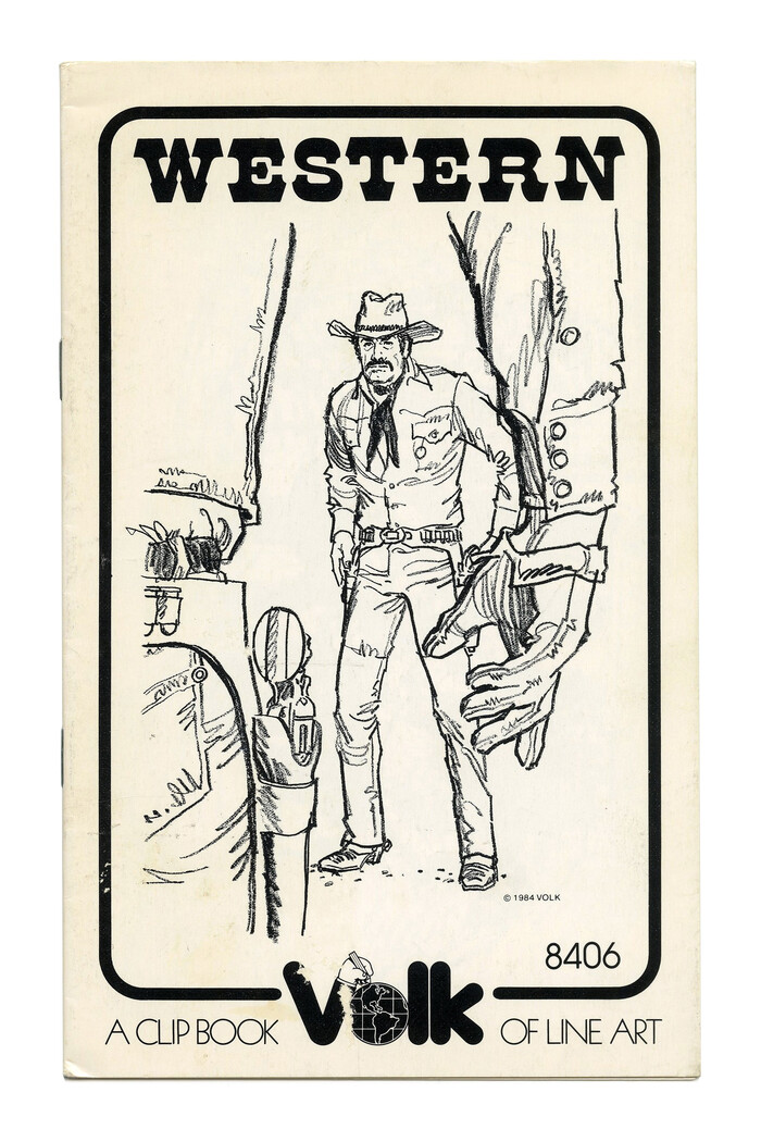 “Western” (No. 8406) ft. a version of , possibly Letraset’s Rodeo.