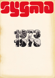 Sygma logo and brochures