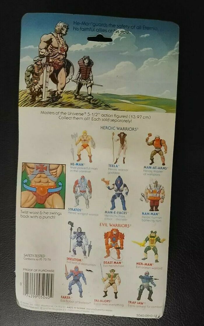 Masters of the Universe action figure packaging 2