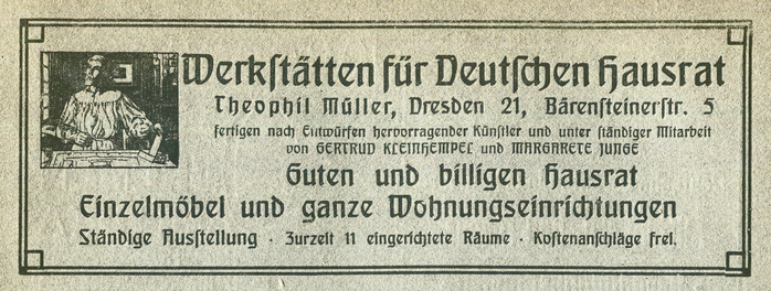 Werkstätten für Deutschen Hausrat ad (1906) 1