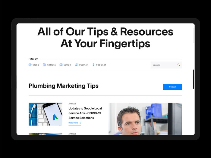Scorpion Inc. website 3