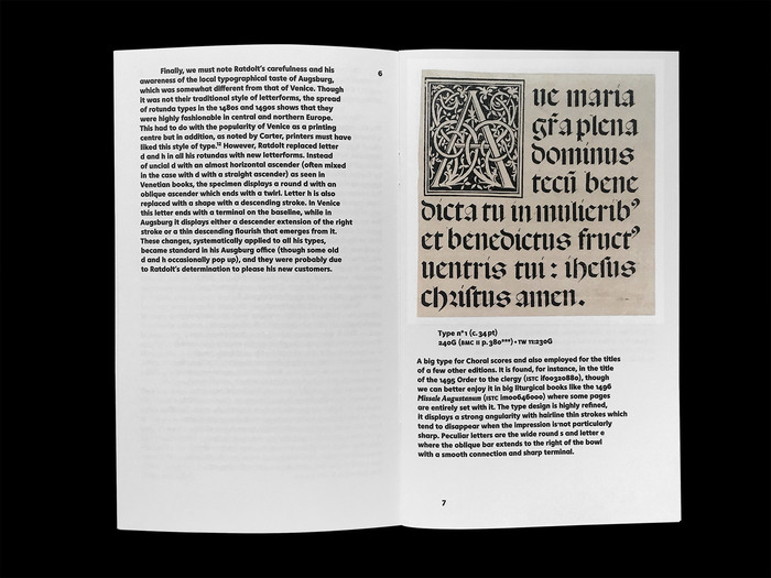 Erhard Ratdolt’s Index characterum, the earliest known type specimen, Poem Pamphlet No.&nbsp;3 2