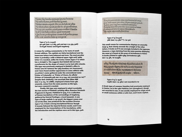 Erhard Ratdolt’s Index characterum, the earliest known type specimen, Poem Pamphlet No.&nbsp;3 3