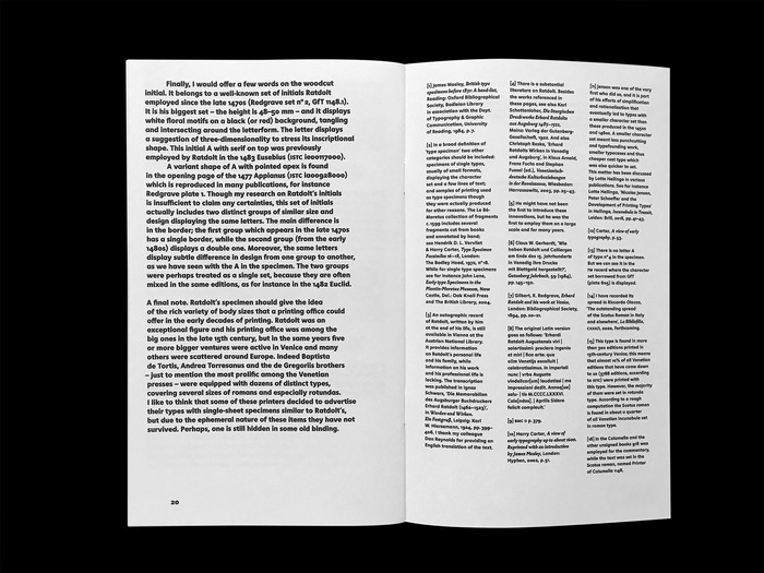Erhard Ratdolt’s Index characterum, the earliest known type specimen, Poem Pamphlet No.&nbsp;3 4