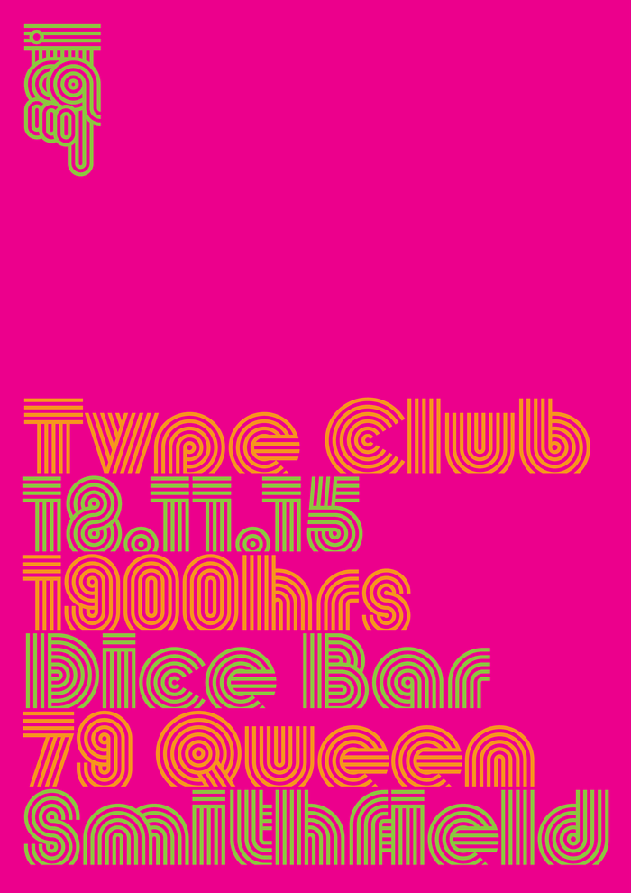 Type Club poster