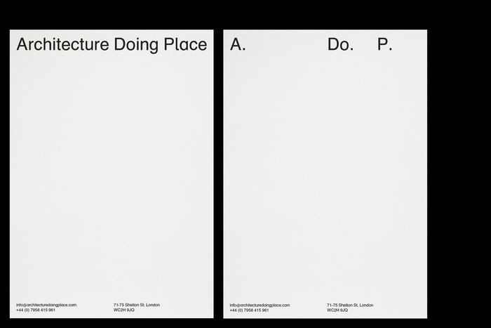 Architecture Doing Place 3