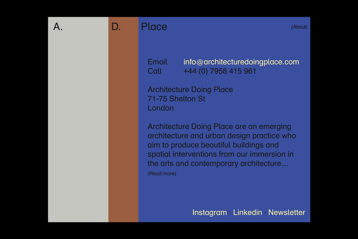 Architecture Doing Place 8
