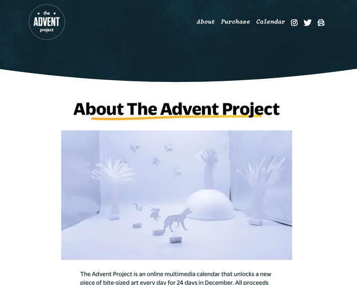 The Advent Project 2020 Calendar 2